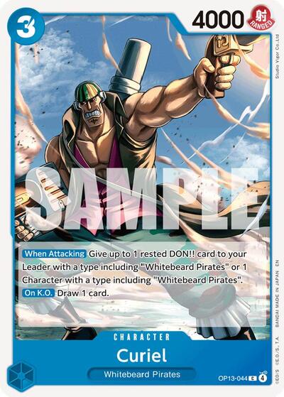 Curiel (OP13) #OP13-044 Common (Near Mint) Carrying On His Will One Piece Card Game: 2025