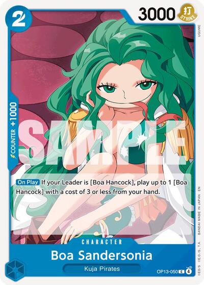 Boa Sandersonia (OP13) #OP13-050 Common (Near Mint) Carrying On His Will One Piece Card Game: 2025