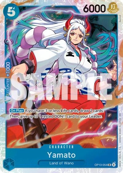 Yamato (OP13) #OP13-054 Super Rare (Foil Near Mint) Carrying On His Will One Piece Card Game: 2025
