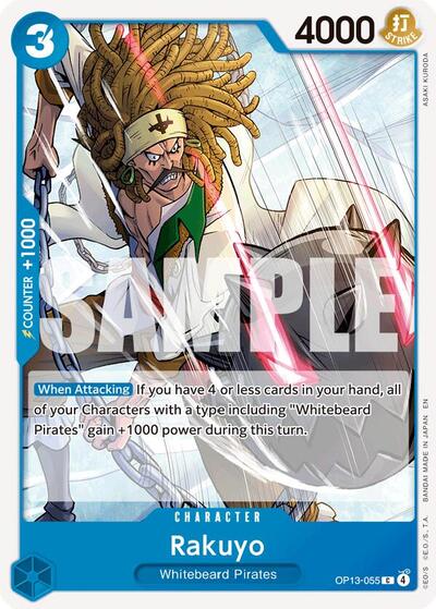 Rakuyo (OP13) #OP13-055 Common (Near Mint) Carrying On His Will One Piece Card Game: 2025
