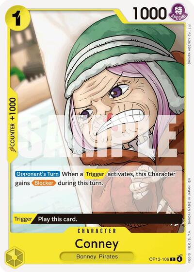 Conney (OP13) #OP13-106 Common (Near Mint) Carrying On His Will One Piece Card Game: 2025