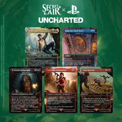 Secret Lair x Uncharted - Non-Foil Edition (SLD) (Unopened) Secret Lair Drop Series Magic: The Gathering: 2026