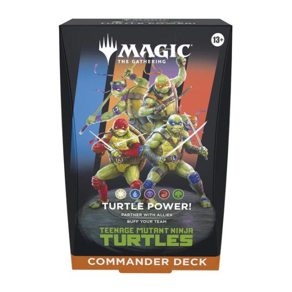 Teenage Mutant Ninja Turtles Commander Deck - Turtle Power! (TMC) (Unopened) Commander: Teenage Mutant Ninja Turtles Magic: The Gathering: 2026