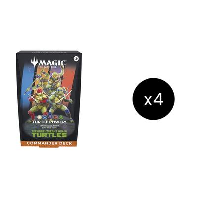 Teenage Mutant Ninja Turtles Commander Deck - Turtle Power! Case (TMC) (Unopened) Commander: Teenage Mutant Ninja Turtles Magic: The Gathering: 2026