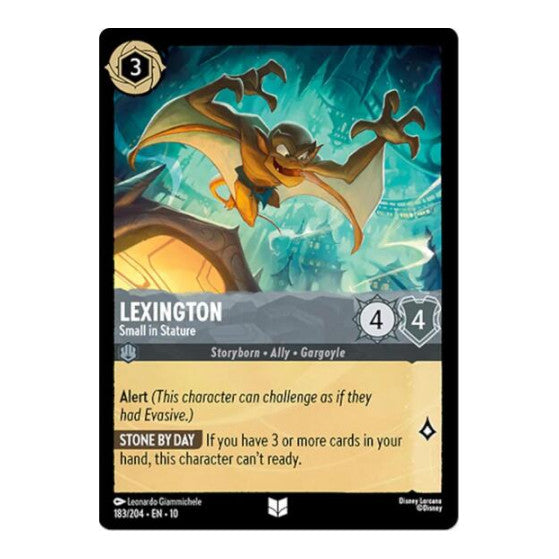 Lexington - Small in Stature (10) #183/204 Uncommon (Near Mint) Whispers in the Well Disney Lorcana: 2025