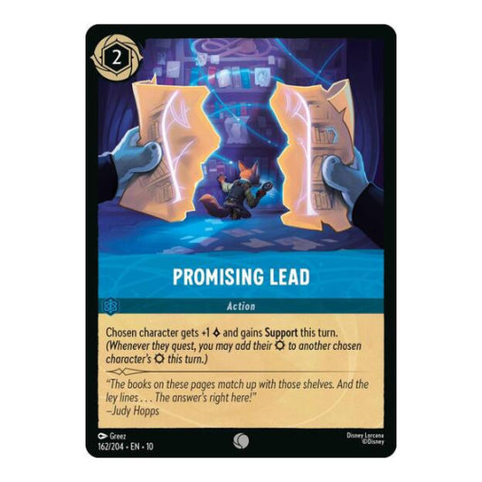 Promising Lead (10) #162/204 Common Whispers in the Well Disney Lorcana: 2025