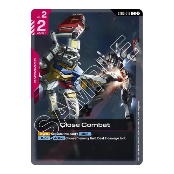 Close Combat (ST06) #ST03-013 Common (Lightly Played) Starter Deck 06: Clan Unity Gundam Card Game: 2025