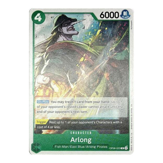 Arlong - OP06-023 (LT-01) #OP06-023 Rare (Near Mint) Learn Together Deck Set One Piece Card Game: 2025