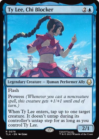 Ty Lee Chi Blocker (TLA) #76 Rare Avatar: The Last Airbender Magic: 2025