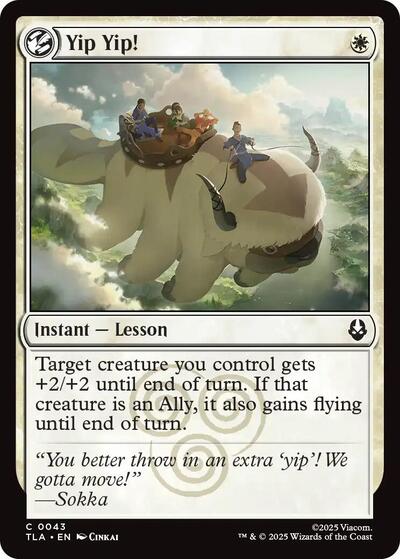 Yip Yip (TLA) #43 Common Avatar: The Last Airbender Magic: The Gathering: 2025