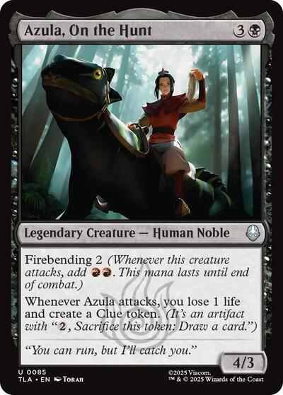 2025 Magic: Avatar: The Last Airbender (TLA) - Azula On the Hunt (#85, Uncommon)