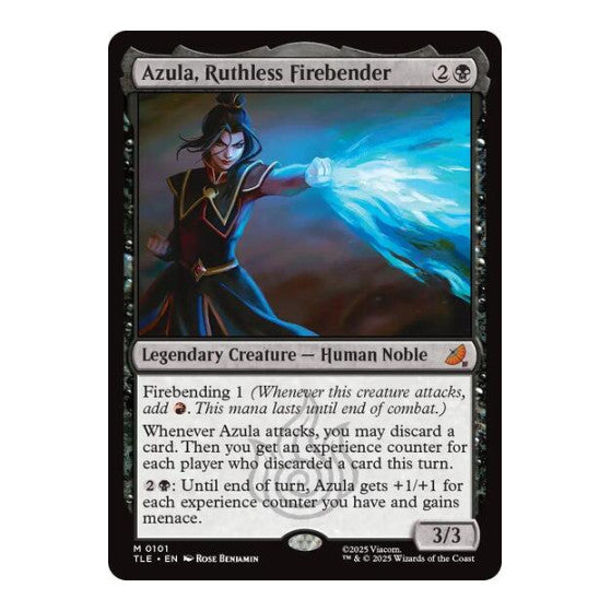 Azula, Ruthless Firebender (TLE) #101 Mythic Rare (Foil Near Mint) Avatar: The Last Airbender: Eternal-Legal Magic: The Gathering: 2025