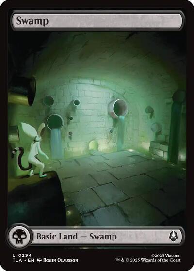 Swamp 0294 (TLA) #294 Land (Foil Lightly Played) Avatar: The Last Airbender Magic: 2025