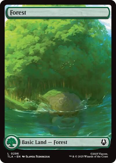 2025 Magic: Avatar: The Last Airbender (TLA) - Forest 0296 (#296, Land)