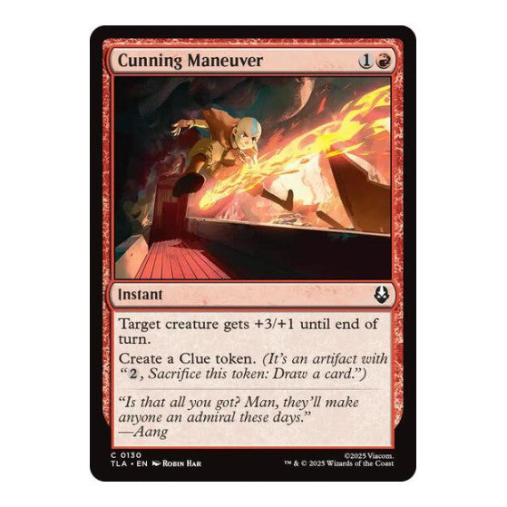 Cunning Maneuver (TLA) #130 Common Avatar: The Last Airbender Magic: The Gathering: 2025