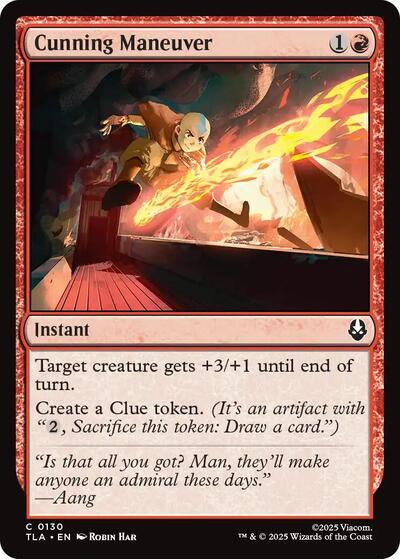Cunning Maneuver (TLA) #130 Common Avatar: The Last Airbender Magic: The Gathering: 2025