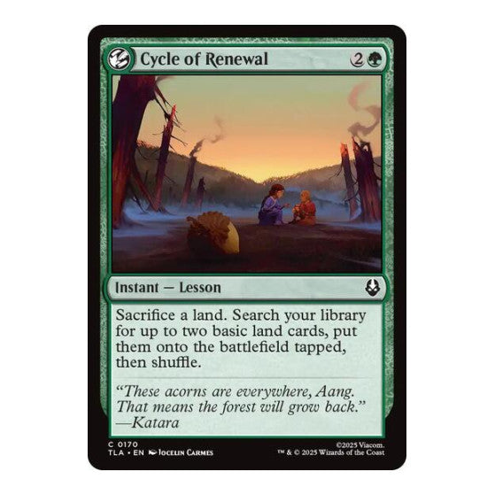 Cycle of Renewal (TLA) #170 Common Avatar: The Last Airbender Magic: The Gathering: 2025