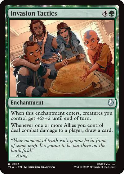 Invasion Tactics (TLA) #183 Uncommon Avatar: The Last Airbender Magic: 2025