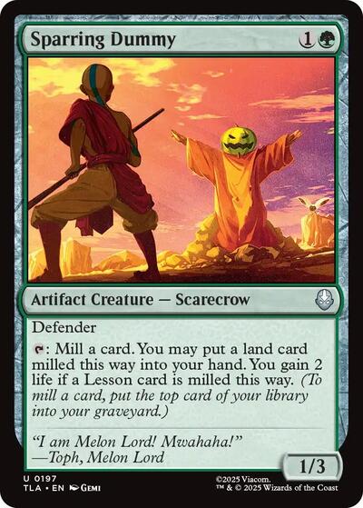 2025 Magic: Avatar: The Last Airbender (TLA) - Sparring Dummy (#197, Uncommon)