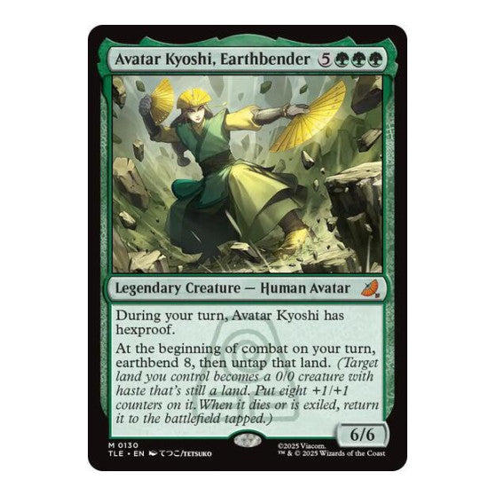 Avatar Kyoshi, Earthbender (TLE) #130 Mythic Rare Avatar: The Last Airbender: Eternal-Legal Magic: The Gathering: 2025