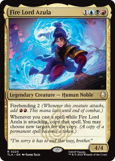 Fire Lord Azula (TLA) #220 Rare (Lightly Played) Avatar: The Last Airbender Magic: The Gathering: 2025