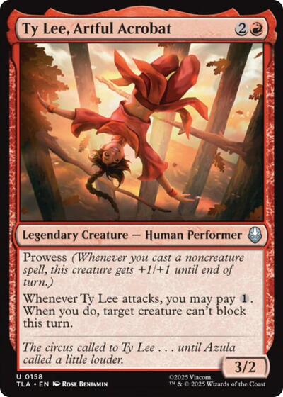 2025 Magic: Avatar: The Last Airbender (TLA) - Ty Lee Artful Acrobat (#158, Uncommon)