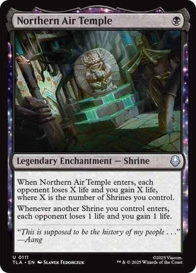 Northern Air Temple (TLA) #111 Uncommon Avatar: The Last Airbender Magic: The Gathering: 2025