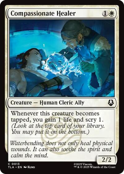 Compassionate Healer (TLA) #13 Common Avatar: The Last Airbender Magic: The Gathering: 2025