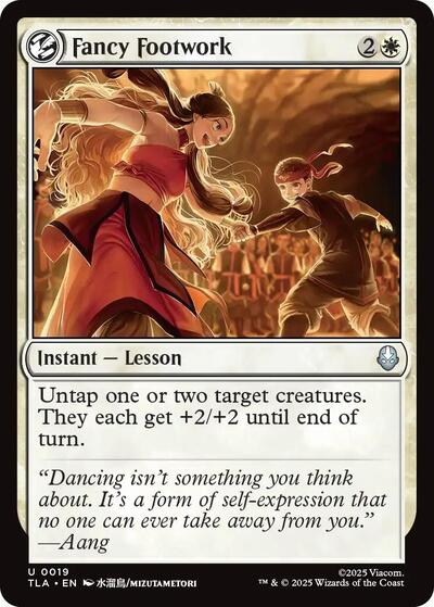 Fancy Footwork (TLA) #19 Uncommon Avatar: The Last Airbender Magic: The Gathering: 2025