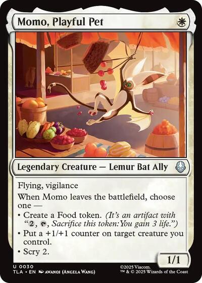 2025 Magic: Avatar: The Last Airbender (TLA) - Momo Playful Pet (#30, Uncommon)