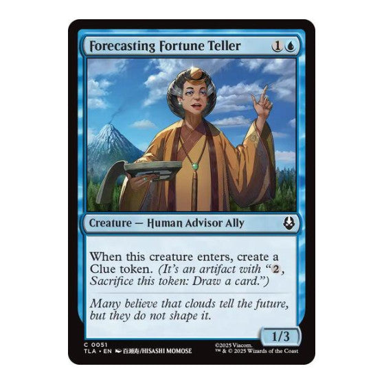 Forecasting Fortune Teller (TLA) #51 Common Avatar: The Last Airbender Magic: The Gathering: 2025