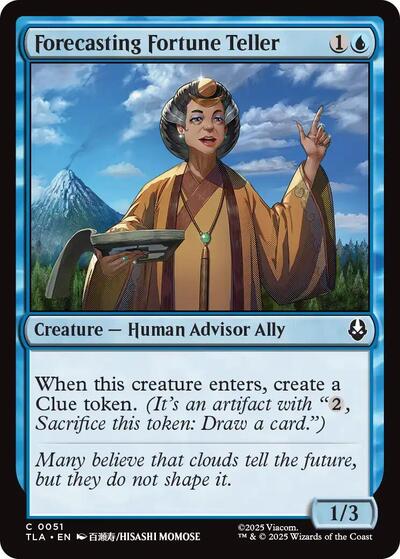 Forecasting Fortune Teller (TLA) #51 Common Avatar: The Last Airbender Magic: The Gathering: 2025