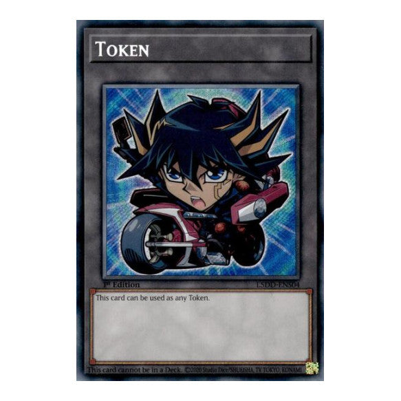Token (Yusei) (L5DD) #L5DD-ENS04 Secret Rare (1st Edition Near Mint) Legendary 5D's Decks YuGiOh: 2025