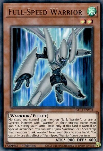 Full Speed Warrior (L5DD) #L5DD-ENY01 Ultra Rare (1st Edition Near Mint) Legendary 5D's Decks YuGiOh: 2025