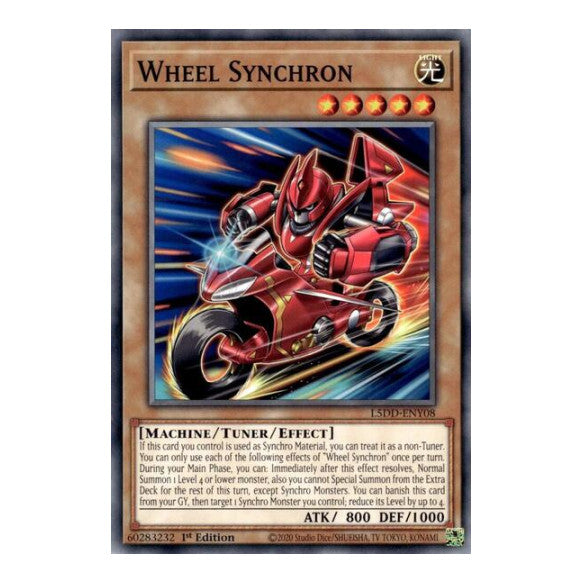 Wheel Synchron (L5DD) #L5DD-ENY08 Common / Short Print (1st Edition Lightly Played) Legendary 5D's Decks YuGiOh: 2025