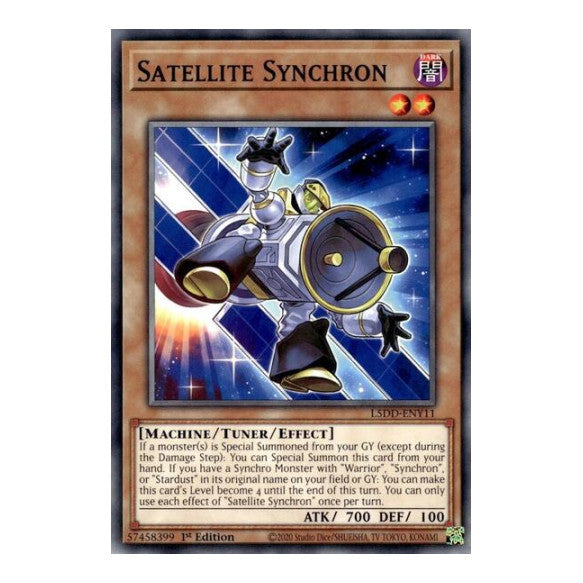 Satellite Synchron (L5DD) #L5DD-ENY11 Common / Short Print (1st Edition Lightly Played) Legendary 5D's Decks YuGiOh: 2025