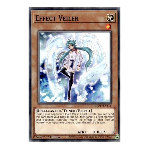 Effect Veiler (L5DD) #L5DD-ENY16 Common / Short Print (1st Edition Lightly Played) Legendary 5D's Decks YuGiOh: 2025
