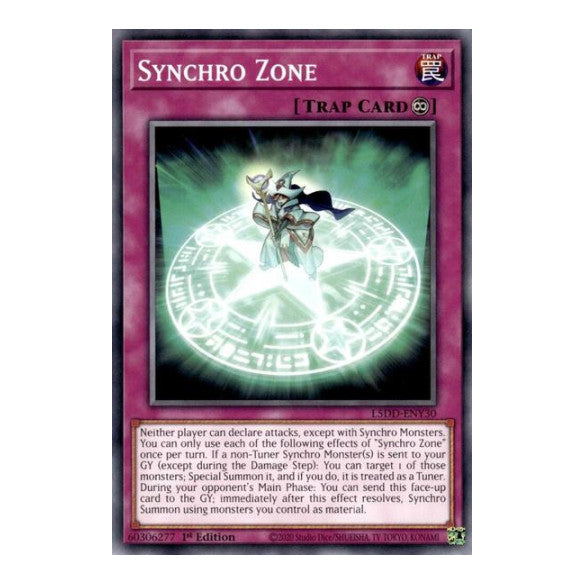 Synchro Zone (L5DD) #L5DD-ENY30 Common / Short Print (1st Edition Lightly Played) Legendary 5D's Decks YuGiOh: 2025