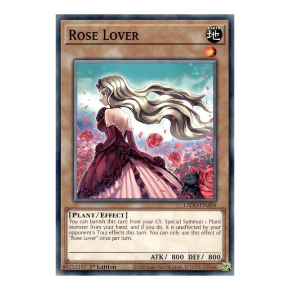 Rose Lover (L5DD) #L5DD-ENA04 Common / Short Print (1st Edition Lightly Played) Legendary 5D's Decks YuGiOh: 2025