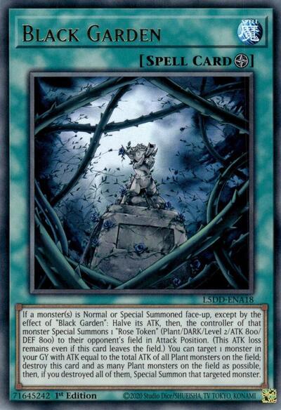 Black Garden Ultra Rare (L5DD) #L5DD-ENA18 Ultra Rare (1st Edition Near Mint) Legendary 5D's Decks YuGiOh: 2025