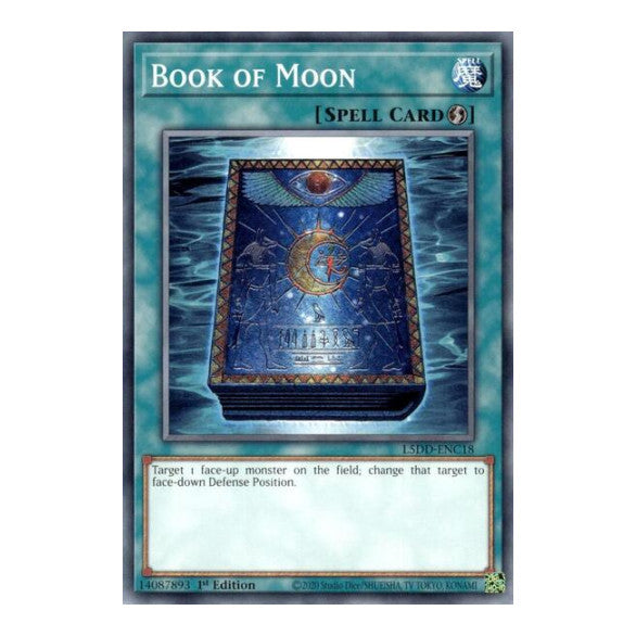 Book of Moon (L5DD) #L5DD-ENC18 Common / Short Print (1st Edition Lightly Played) Legendary 5D's Decks YuGiOh: 2025