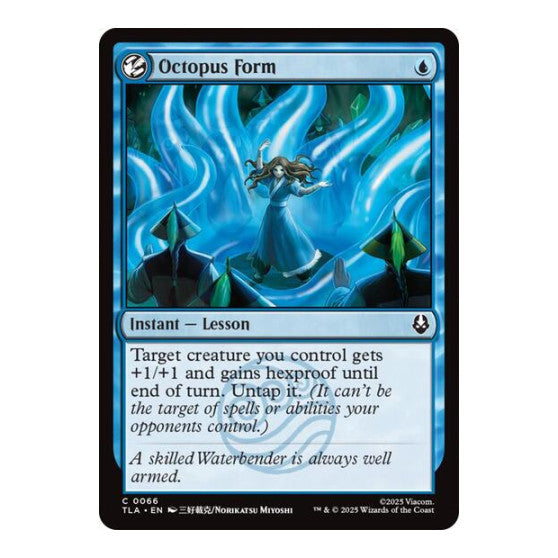 Octopus Form (TLA) #66 Common Avatar: The Last Airbender Magic: The Gathering: 2025