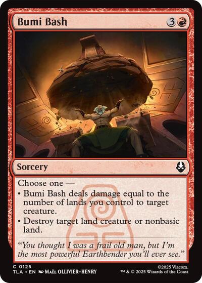 Bumi Bash (TLA) #125 Common Avatar: The Last Airbender Magic: 2025