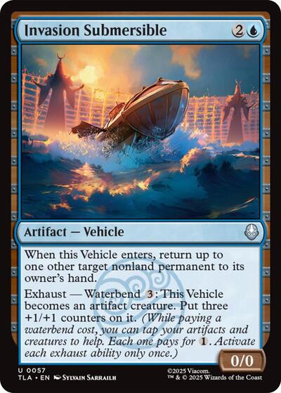 Invasion Submersible (TLA) #57 Uncommon Avatar: The Last Airbender Magic: The Gathering: 2025