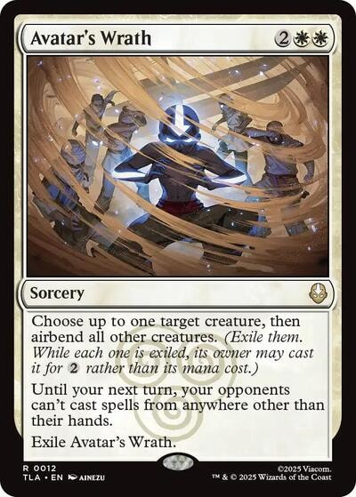 Avatar's Wrath (TLA) #12 Rare (Lightly Played) Avatar: The Last Airbender Magic: The Gathering: 2025