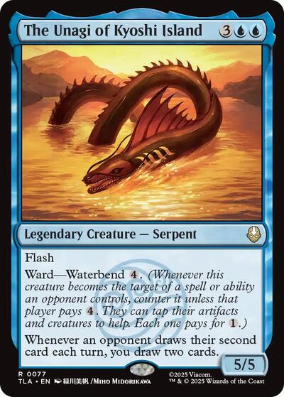 The Unagi of Kyoshi Island (TLA) #77 Rare (Near Mint) Avatar: The Last Airbender Magic: The Gathering: 2025
