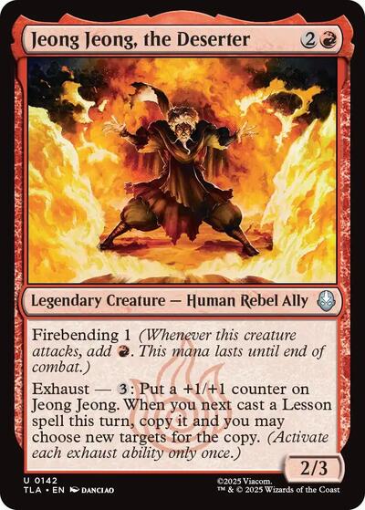 Jeong Jeong the Deserter (TLA) #142 Uncommon Avatar: The Last Airbender Magic: The Gathering: 2025