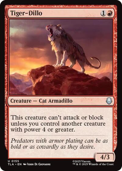 2025 Magic: Avatar: The Last Airbender (TLA) - Tiger Dillo (#155, Uncommon)