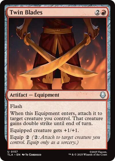 2025 Magic: Avatar: The Last Airbender (TLA) - Twin Blades (#157, Uncommon)