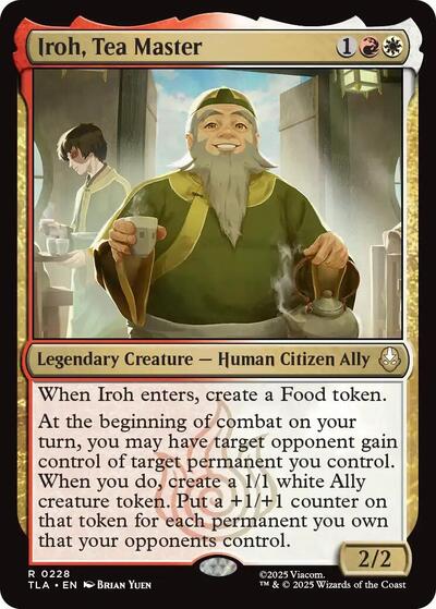 2025 Magic: Avatar: The Last Airbender (TLA) - Iroh Tea Master (#228, Rare)